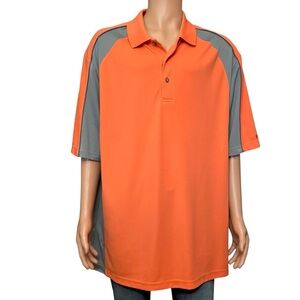 grand slam golf shirt man’s XXLT Orange And Grey